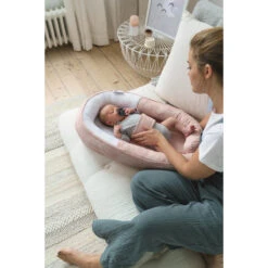 Doomoo Cocoon Misty Pink Babynest CO 09 -Babyproducten Winkel doomoo cocoon misty pink babynest 5