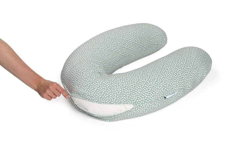 Doomoo Buddy Cloudy Kaki Voedingskussenhoes BC B60 4 Doomoo Buddy Cloudy Kaki Voedingskussenhoes BC B60 - Afbeelding 2