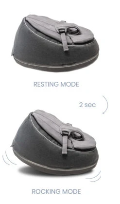 Doomoo Seat'n Swing Antraciet Zitzak 01 -Babyproducten Winkel doomoo rockingmode