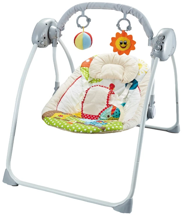 Eco Toys Grijs Babyschommel CH71802A 3 Eco Toys Grijs Babyschommel CH71802A