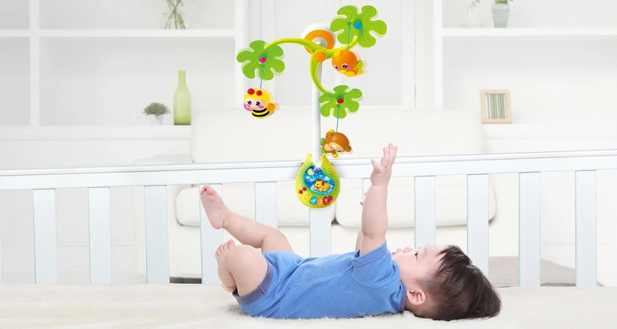 Eco Toys Jungle Leaves Muziekmobiel HC211031 5 Eco Toys Jungle Leaves Muziekmobiel HC211031 - Afbeelding 3