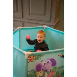 Eco Toys Jungle Turquoise Box En Ballenbak CH51012D -Babyproducten Winkel eco toys jungle turquoise box en ballenbak ch51012d 04