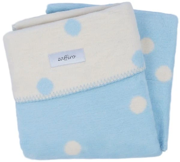 Zaffiro Ecru & Blauw Gestipt 100 X 150 Cm Ledikantdeken 15311 3 Zaffiro Ecru & Blauw Gestipt 100 X 150 Cm Ledikantdeken 15311