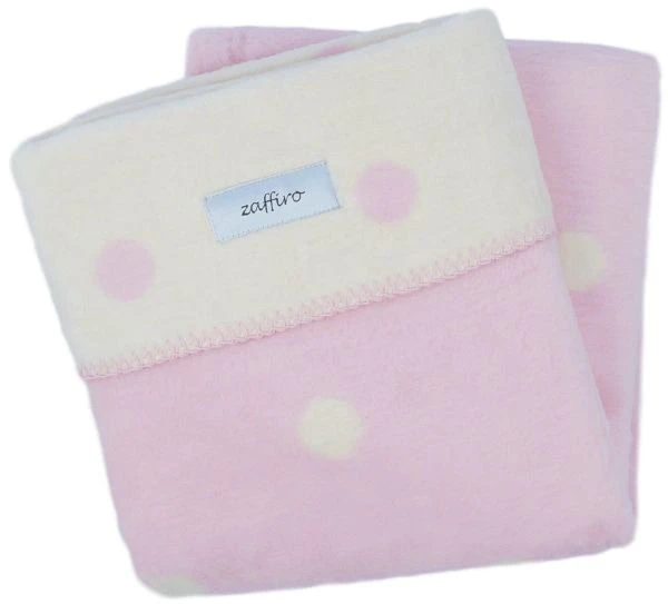 Zaffiro Ecru & Roze Gestipt 100 X 150 Cm Ledikantdeken 15274 3 Zaffiro Ecru & Roze Gestipt 100 X 150 Cm Ledikantdeken 15274