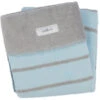 Zaffiro Grijs & Lichtblauw Gestreept 75 X 100 Cm Wiegdeken 15205 -Babyproducten Winkel grijsblauwstrepen 4