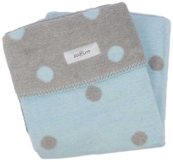 Zaffiro Grijs & Blauw Gestipt 75 X 100 Cm Wiegdeken 15045 3 Zaffiro Grijs & Blauw Gestipt 75 X 100 Cm Wiegdeken 15045