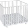 Amal II Hugo Wit 75 X 100 Cm Inklapbare Box 167-196-30 -Babyproducten Winkel hugo wit box