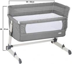 Babygo Together Grey Wieg Aan Bed 4601 16 Babygo Together Grey Wieg Aan Bed 4601 -Babyproducten Winkel i no460 1 together heigths