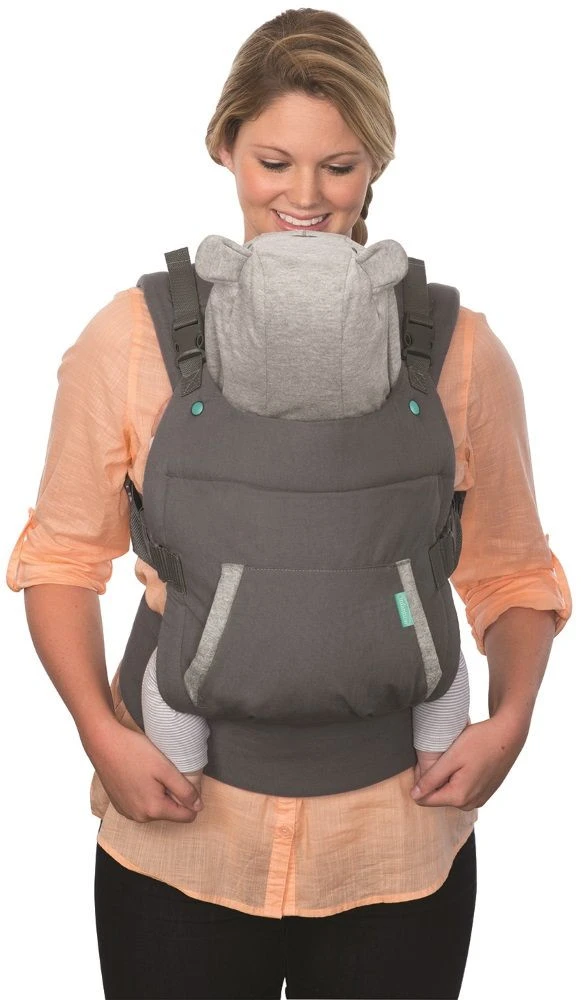 Infantino Cuddle Up Ergonomic Hoodie Draagzak BK-05331 9 Infantino Cuddle Up Ergonomic Hoodie Draagzak BK-05331 - Afbeelding 7