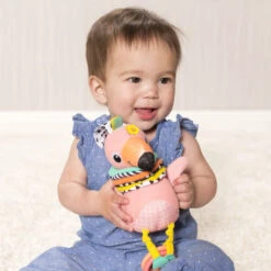 Infantino Hug & Tug Flamingo Muziekdoosje BK-216246 -Babyproducten Winkel infantino hug tug flamingo muziekdoosje bk 216246 2