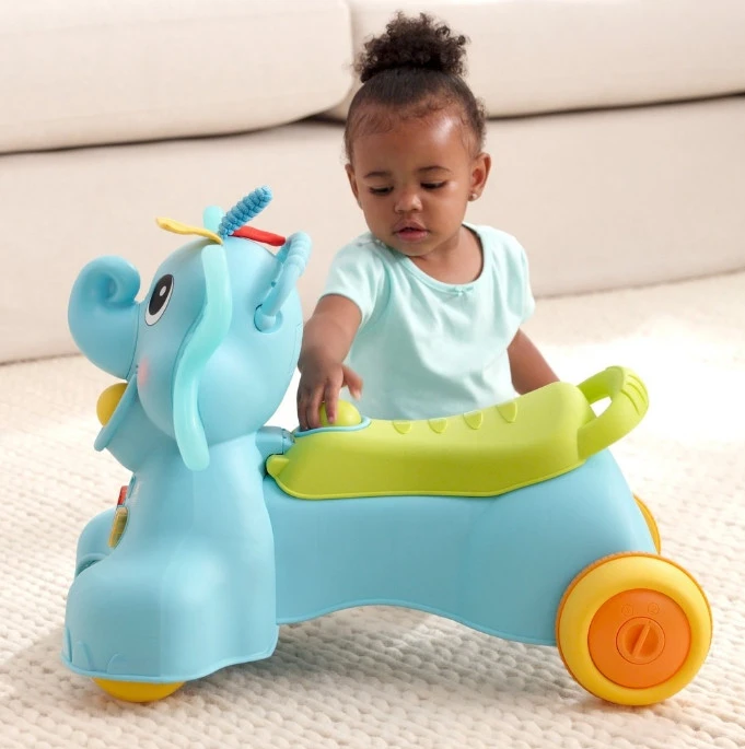 Infantino Sensory Ollie 3-in-1 Olifant Loopwagen BK-217023 11 Infantino Sensory Ollie 3-in-1 Olifant Loopwagen BK-217023 - Afbeelding 9