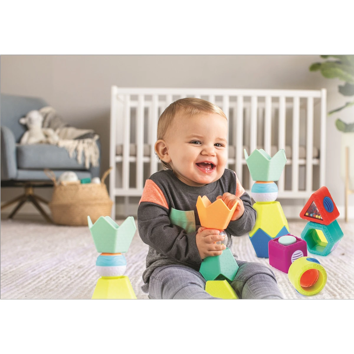 Infantino Balls Blocks & Cups Speelset BK-301057 5 Infantino Balls Blocks & Cups Speelset BK-301057 - Afbeelding 3