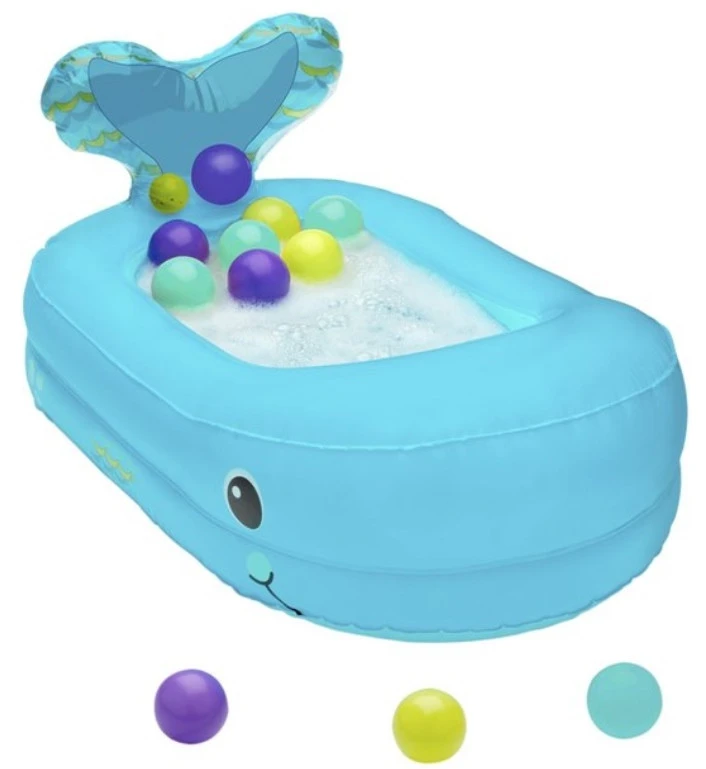 Infantino Whale Bubble Opblaasbaar Babybadje Bk-205016 4 Infantino Whale Bubble Opblaasbaar Babybadje Bk-205016 - Afbeelding 2