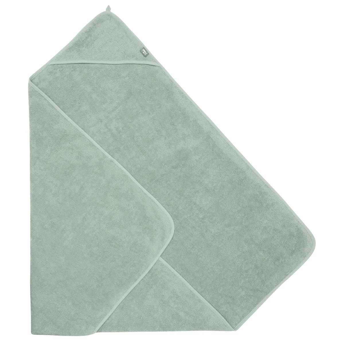 Jollein Ash Green Badstof 100 X 100 Cm XL Badcape 534-836-00095