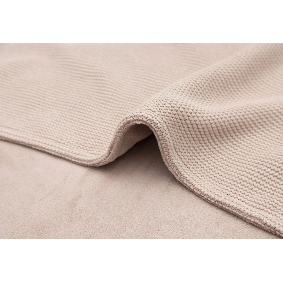 Jollein Basic Knit Wild Rose / Fleece 100 X 150 Cm Ledikantdeken 517-522-67068 - Afbeelding 6