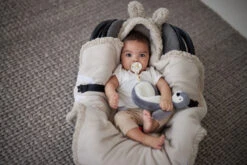 Jollein Bunny Nougat Wikkeldeken 032-566-66019 -Babyproducten Winkel jollein bunny nougat wikkeldeken 032 566 66019 5