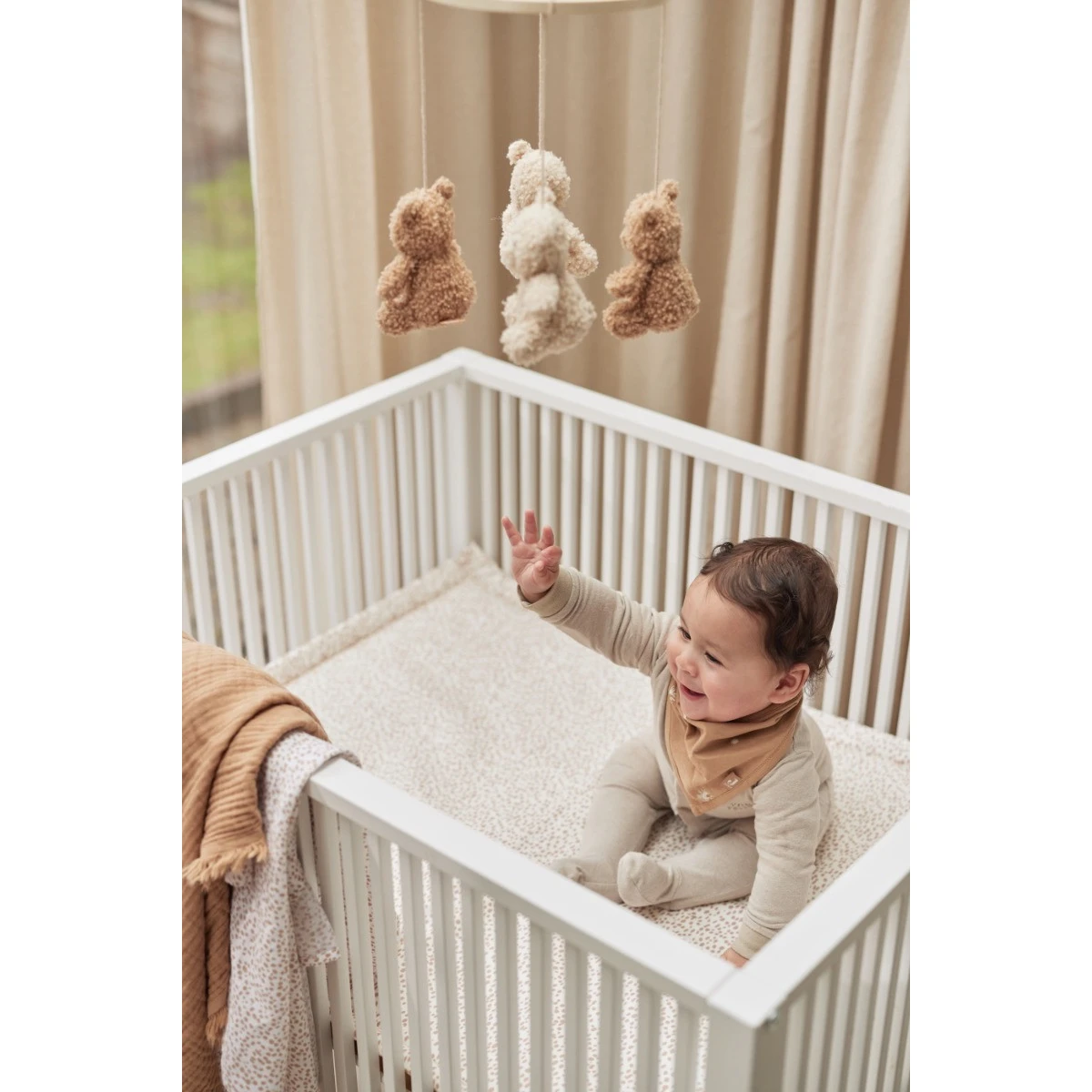 Jollein Dotted Biscuit 75 X 95 Cm Boxdek 018-512-66083 8 Jollein Dotted Biscuit 75 X 95 Cm Boxdek 018-512-66083 - Afbeelding 6