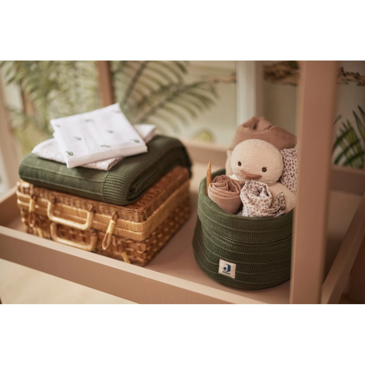 Jollein Pure Knit Leaf Green Commodemandje 580-001-67010 8 Jollein Pure Knit Leaf Green Commodemandje 580-001-67010 - Afbeelding 6