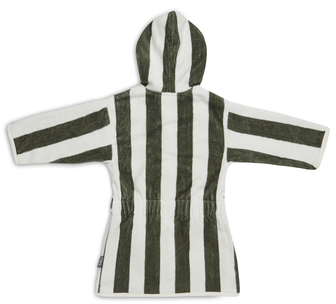 Jollein Stripe Terry Leaf Green 3-4jr Badjas 060-809-67001 4 Jollein Stripe Terry Leaf Green 3-4jr Badjas 060-809-67001 - Afbeelding 2