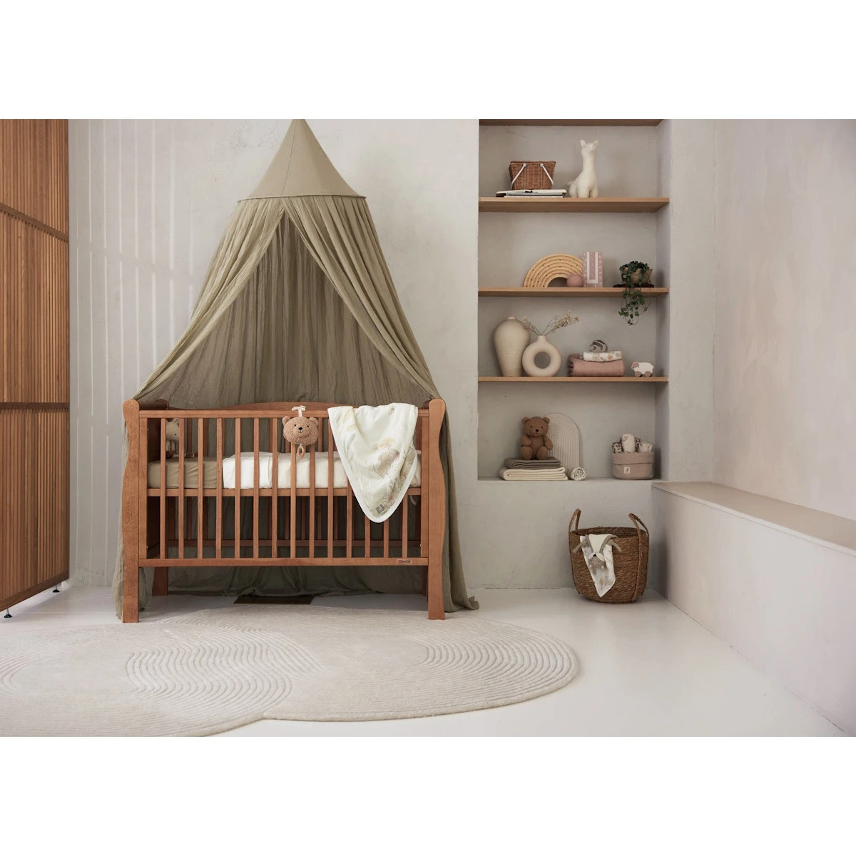 Jollein Vintage Olive Green 245 Cm Klamboe 002-005-67058 - Afbeelding 3