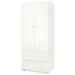 Babykamer Teuntje Wit: Ledikant, Commode En Kast 11 Babykamer Teuntje Wit: Ledikant, Commode En Kast -Babyproducten Winkel kast teuntje wit
