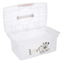 Keeeper Minnie Mouse Roze Draagbare Opbergbox Met Organizer 1220258124700 -Babyproducten Winkel keeeper minnie mouse roze draagbare opbergbox met organizer 1220258124700 3
