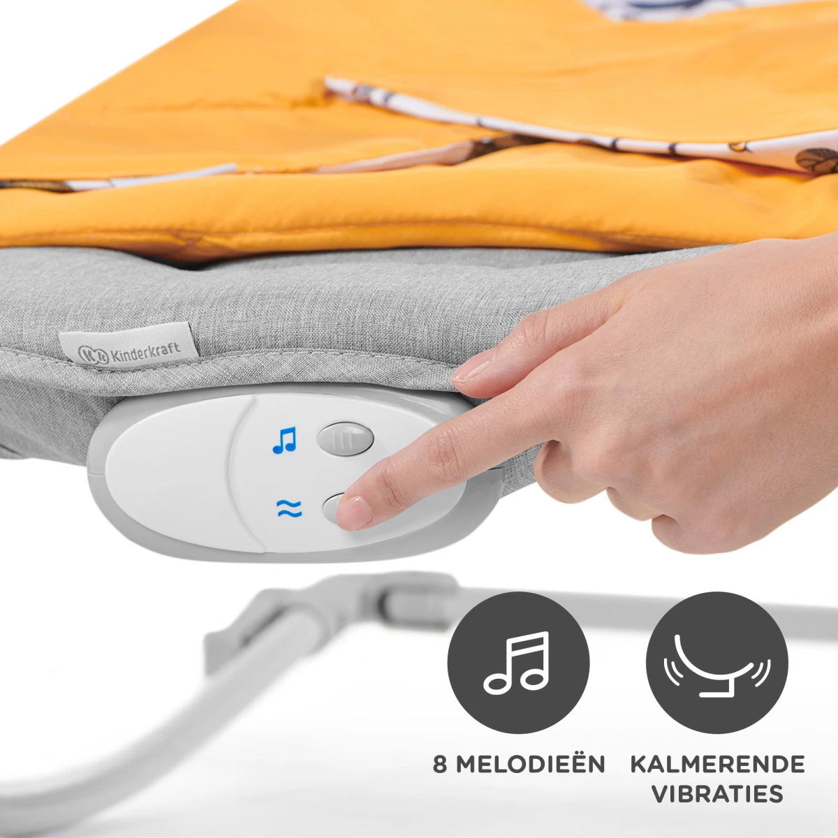 Kinderkraft Felio 2 Forest Yellow Bouncer Wipstoel KBFELI20YEL0000 9 Kinderkraft Felio 2 Forest Yellow Bouncer Wipstoel KBFELI20YEL0000 - Afbeelding 7