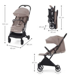 Kinderkraft Indy 2 Calm Beige Wandelwagen KSINDY00BEG0000 -Babyproducten Winkel kinderkraft indy 2 calm beige wandelwagen ksindy00beg0000 7