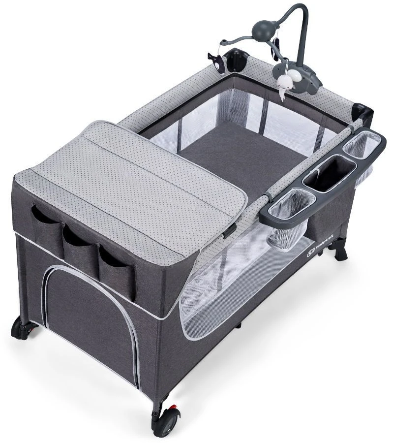 Kinderkraft Leody Pink Campingbed Met Accessoires KCLEOD00PNK00AC 7 Kinderkraft Leody Pink Campingbed Met Accessoires KCLEOD00PNK00AC - Afbeelding 5