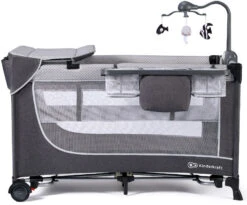 Kinderkraft Leody Grey Campingbed Met Accessoires KCLEOD00GRY00AC -Babyproducten Winkel kinderkraft leody grey campingbed met accessoires kcleod00gry00ac 1 1920x1920