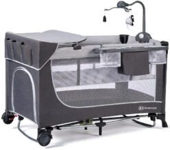 Kinderkraft Leody Grey Campingbed Met Accessoires KCLEOD00GRY00AC -Babyproducten Winkel kinderkraft leody grey campingbed met accessoires kcleod00gry00ac 3 1920x1920