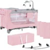 Kinderkraft Leody Pink Campingbed Met Accessoires KCLEOD00PNK00AC -Babyproducten Winkel kinderkraft leody pink campingbed met accessoires kcleod00pnk00ac 1920x1920