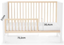 Kinderkraft Mia Wit Ledikant KKHMIAWHT0000 30 Kinderkraft Mia Wit Ledikant KKHMIAWHT0000 -Babyproducten Winkel kinderkraft mia grijs ledikant incl. matras kkhmiagry000m 14 2