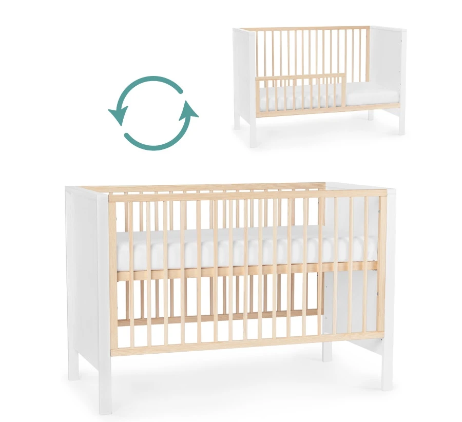 Kinderkraft Mia Wit Ledikant KKHMIAWHT0000 10 Kinderkraft Mia Wit Ledikant KKHMIAWHT0000 - Afbeelding 8