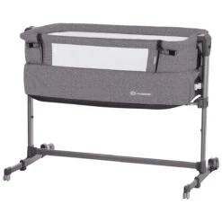 Kinderkraft Neste Up Melange Wieg Aan Bed KKLNESTGRYM00N