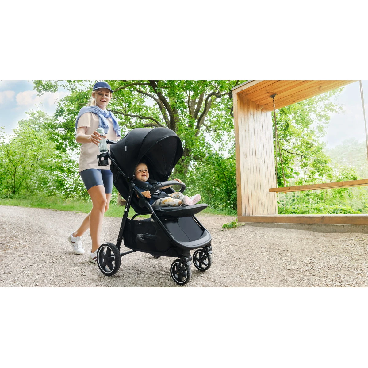 Kinderkraft Route Midnight Black Wandelwagen KSROUT00BLK0000 21 Kinderkraft Route Midnight Black Wandelwagen KSROUT00BLK0000 - Afbeelding 19