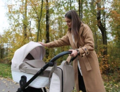 Kunert Talisman Black Flowers 2-in-1 Kinderwagen TA-01-BLACK -Babyproducten Winkel kunert talisman black green 2 in 1 kinderwagen ta 04 black 000