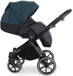 Kunert Talisman Black Flowers 2-in-1 Kinderwagen TA-01-BLACK -Babyproducten Winkel kunert talisman black green 2 in 1 kinderwagen ta 04 black 8
