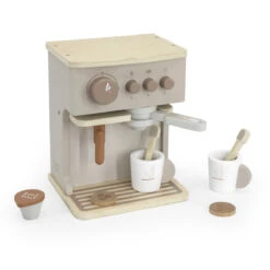 Label Label Nougat Houten Espresso Machine LLWT-37070 -Babyproducten Winkel label label nougat houten espresso machine 22