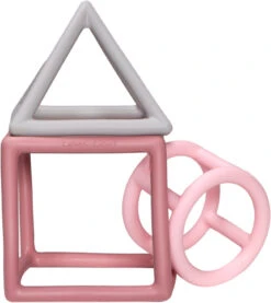 Label Label Roze 3 Stuks Geometrische Silicone Bijtringen LLST-15294 -Babyproducten Winkel label label roze 3 stuks geometrische silicone bijtringen llst 15294 2
