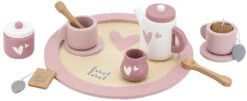 Label Label Roze Houten Theeservies Set LLWT-24838