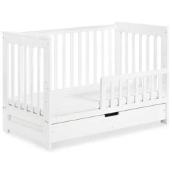 Babykamer Lieke Wit: Ledikant & Commode -Babyproducten Winkel ledikant lieke wit 60x120 cm 2 1