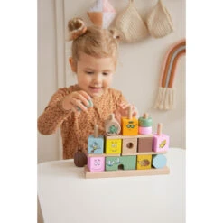Label Label Barbapapa Houten Stapelblokken LLBB-37025 12 Label Label Barbapapa Houten Stapelblokken LLBB-37025 -Babyproducten Winkel llbb 37025 barbabapapa wooden stacking blocks 08