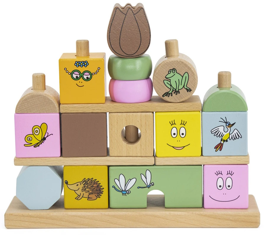 Label Label Barbapapa Houten Stapelblokken LLBB-37025 3 Label Label Barbapapa Houten Stapelblokken LLBB-37025