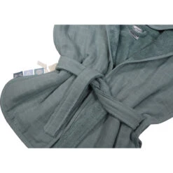 Label Label Silver Blue Badstof/Hydrofiel Badjas LLTT-934673 -Babyproducten Winkel lltt 934673 bath robe silver blue 03