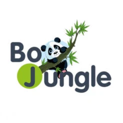 Bo Jungle B-Portable Swing Dolphy Roze/Grijs Babyschommel B700640 -Babyproducten Winkel logo bo jungle 13 2