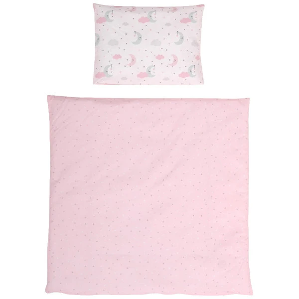 Lorelli Eva Pink Moons & Stars 5-delige Set Voor Wieg En Ledikant 2080114-5201 5 Lorelli Eva Pink Moons & Stars 5-delige Set Voor Wieg En Ledikant 2080114-5201 - Afbeelding 3