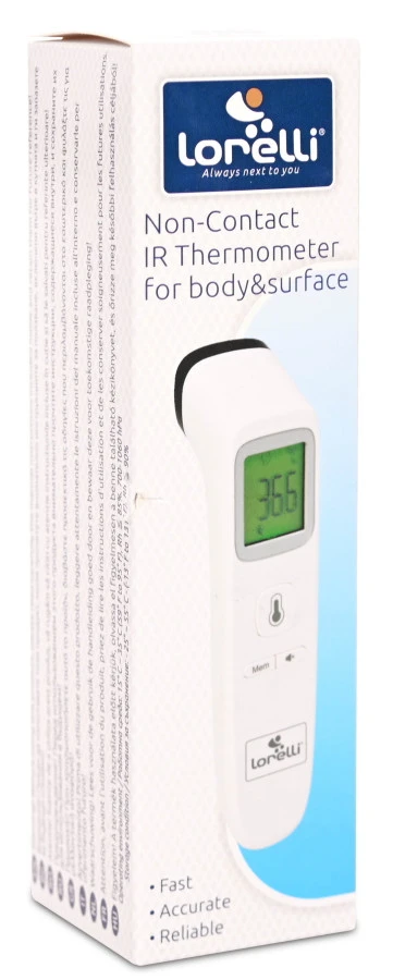 Lorelli Contactloze Infrarood Thermometer 1025014 4 Lorelli Contactloze Infrarood Thermometer 1025014 - Afbeelding 2