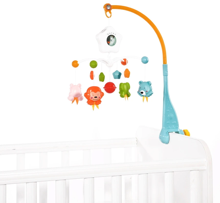 Lorelli Happy Animals Blue Muziekmobiel 1031026-0001 3 Lorelli Happy Animals Blue Muziekmobiel 1031026-0001