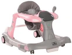 Lorelli Rider Pink & Grey 2-in-1 Loopstoeltje 1012039-0002